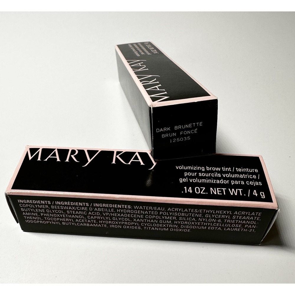 (Lot Of 2) MARY KAY VOLUMIZING BROW TINT DARK BRUNETTE #125035